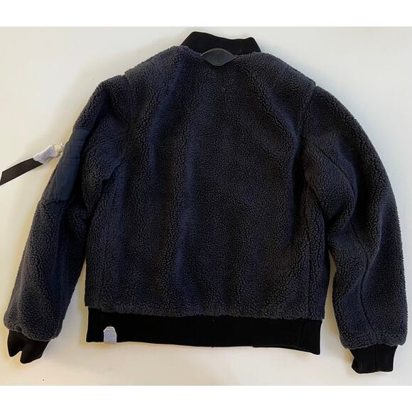 Coach Fleece Ma 1 Jacket Blue Men's 79561 Size 48 NWT $495 - Picture 2 of 16